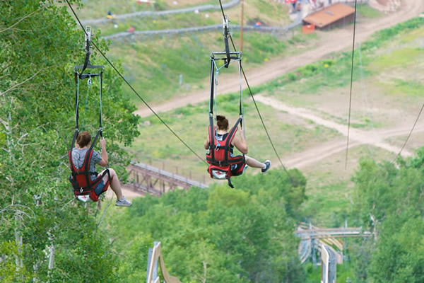 ZipRider at the Park City Mountain Resort